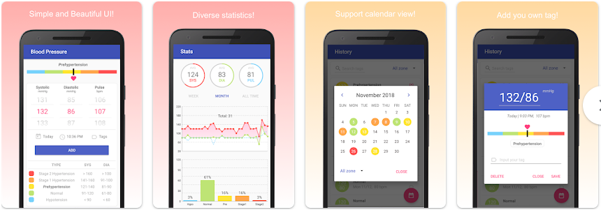 Blutdrucktagebuch-App