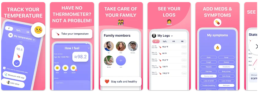K-rpertemperatur-Thermometer-App